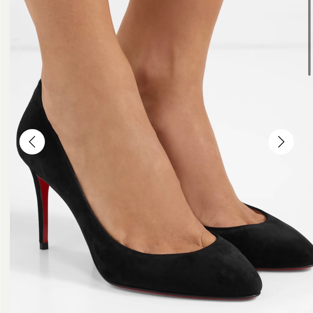 Christian Louboutin Eloise Suede Round Toe Pump